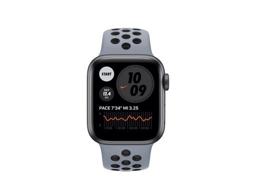 Apple Watch Series 6 44mm Space Gray Aluminum Case with Nike Sport Band